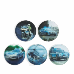 Ergobag Klettie-Set (5-tlg.) MATT - Polizei