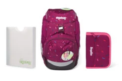 Schulset Ergobag Prime - Der NussknackBär: Schulrucksack + Federmäppchen + Heftebox