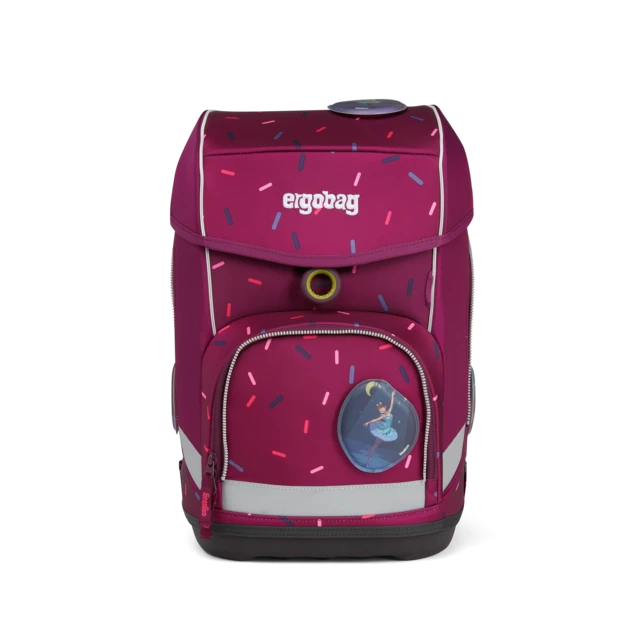 Schulranzen Ergobag Cubo 5teiliges Set - Der NussknackBär – Bild 4