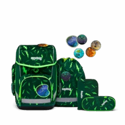 ERGOBAG 00641-90196-10 Pack Schulrucksack-Set Bärtastisch Special Editon LUMI, 6-teilig