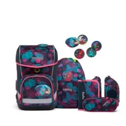 ERGOBAG 00660-90198-10 Cubo Light Schulranzen-Set KorallBär Schulranzen-Set, 6-teilig