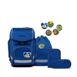 ERGOBAG 00679-30138-10 Cubo Schulranzen-Set WaldmonstBär Special Edition ECO-HERO, 5-teilig