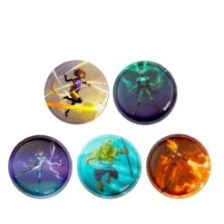 ERGOBAG 00816-00039-10 Magisches Klettie-Set Superkräfte, 5-teilig