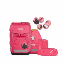 ERGOBAG ERG-CSE-001-A17 Cubo Schulranzen-Set Urlaub Auf Dem ReitBärhof, 5-teilig