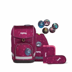 ERGOBAG ERG-CSE-002-A01 Cubo Schulranzen-Set Der NussknackBär, 5-teilig