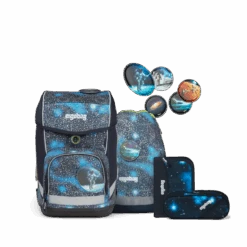 ERGOBAG ERG-CSE-002-A10 Cubo Schulranzen-Set Bär Anhalter Durch Die Galaxis, 6-teilig