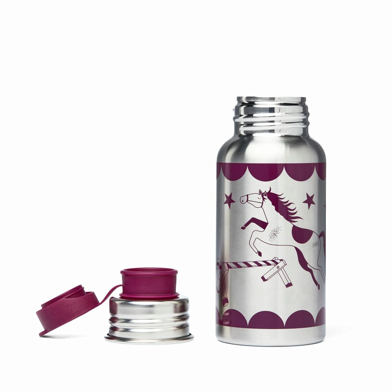 ERGOBAG ERG-EBO-001-001 Edelstahl-Trinkflasche Pferdestar – Bild 2