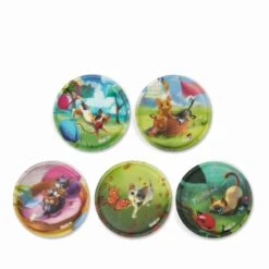 ERGOBAG ERG-KLE-001-094 Klettie-Set Katzenbabies