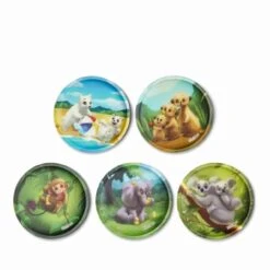 ERGOBAG ERG-KLE-001-095 Klettie-Set Zoobabies