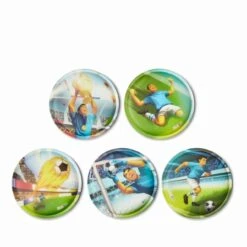 ERGOBAG ERG-KLE-001-101 Klettie-Set Fußballstürmer