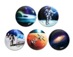 ERGOBAG ERG-KLE-001-108 Klettie-Set Universum, 5-teilig