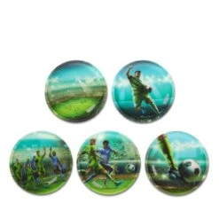 ERGOBAG ERG-KLE-001-133 Klettie-Set Elfmeter, 5-teilig