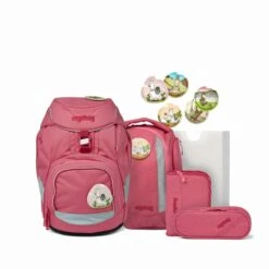 ERGOBAG ERG-SET-001-A07 Pack Schulrucksack-Set Lamas In Bärjamas, 6-teilig