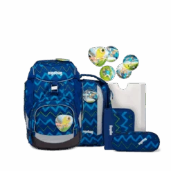 ERGOBAG ERG-SET-002-A04 Pack Schulrucksack-Set FallrückziehBär, 6-teilig
