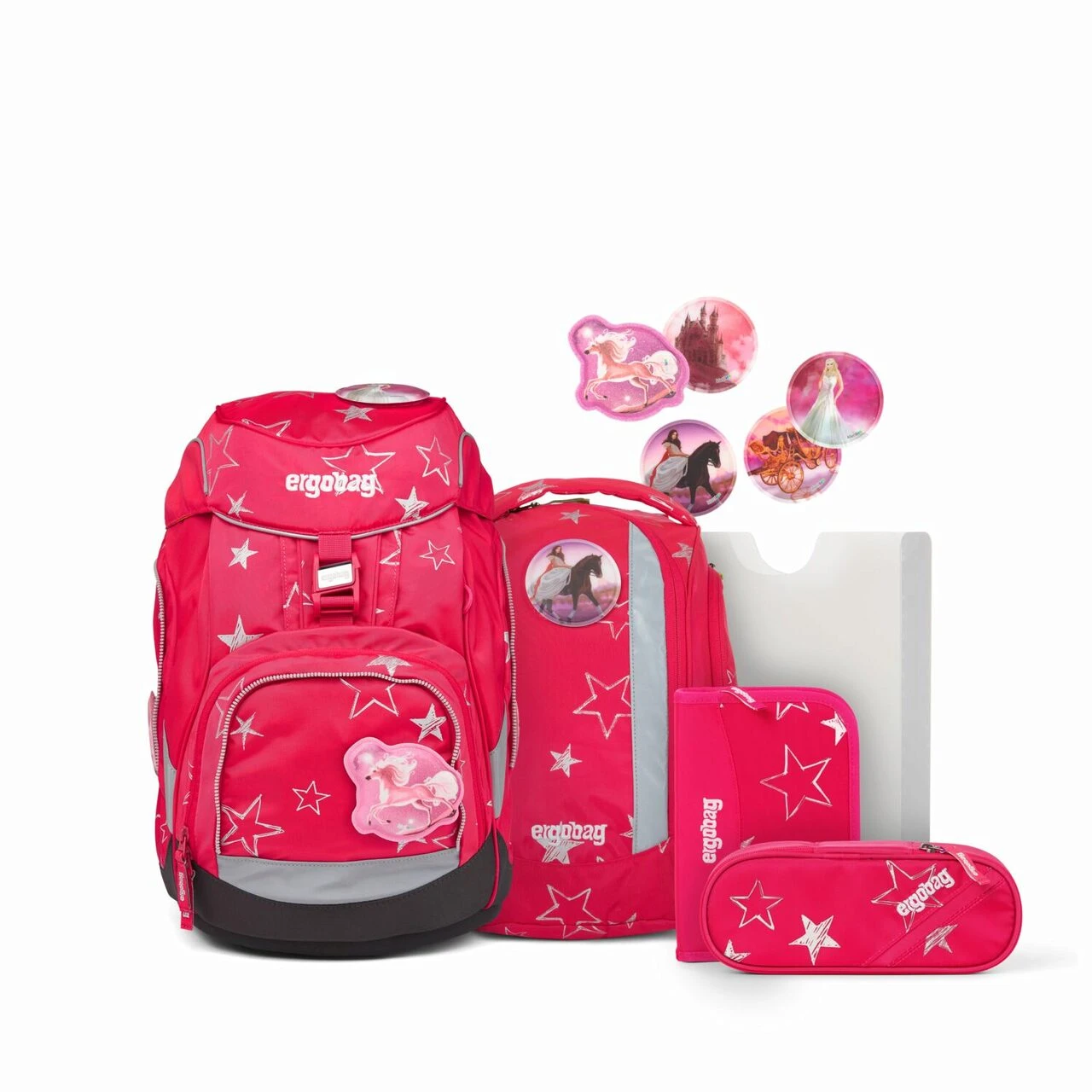 ERGOBAG ERG-SET-004-9B1 Pack Schulrucksack-Set CinBärella, 6-teilig