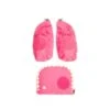 ERGOBAG ERG-STL-001-511 Pink Fluo LED Seitentaschen Zip-Set