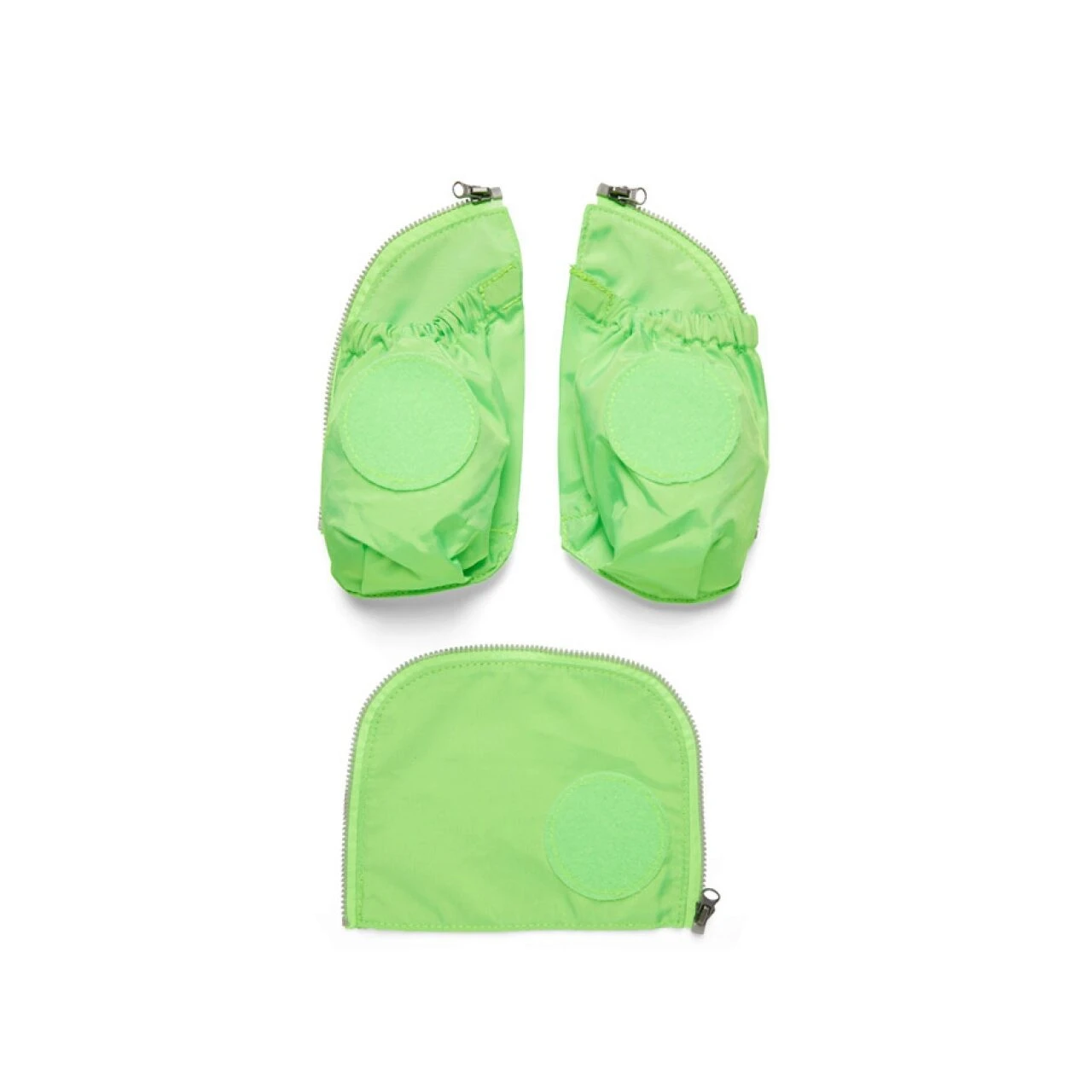 ERGOBAG ERG-STR-002-213 GrĂŒn Fluo Seitentaschen Zip-Set Mit Reflektorstreifen